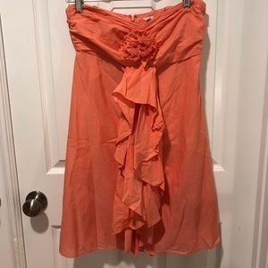 jcrew strapless dress
